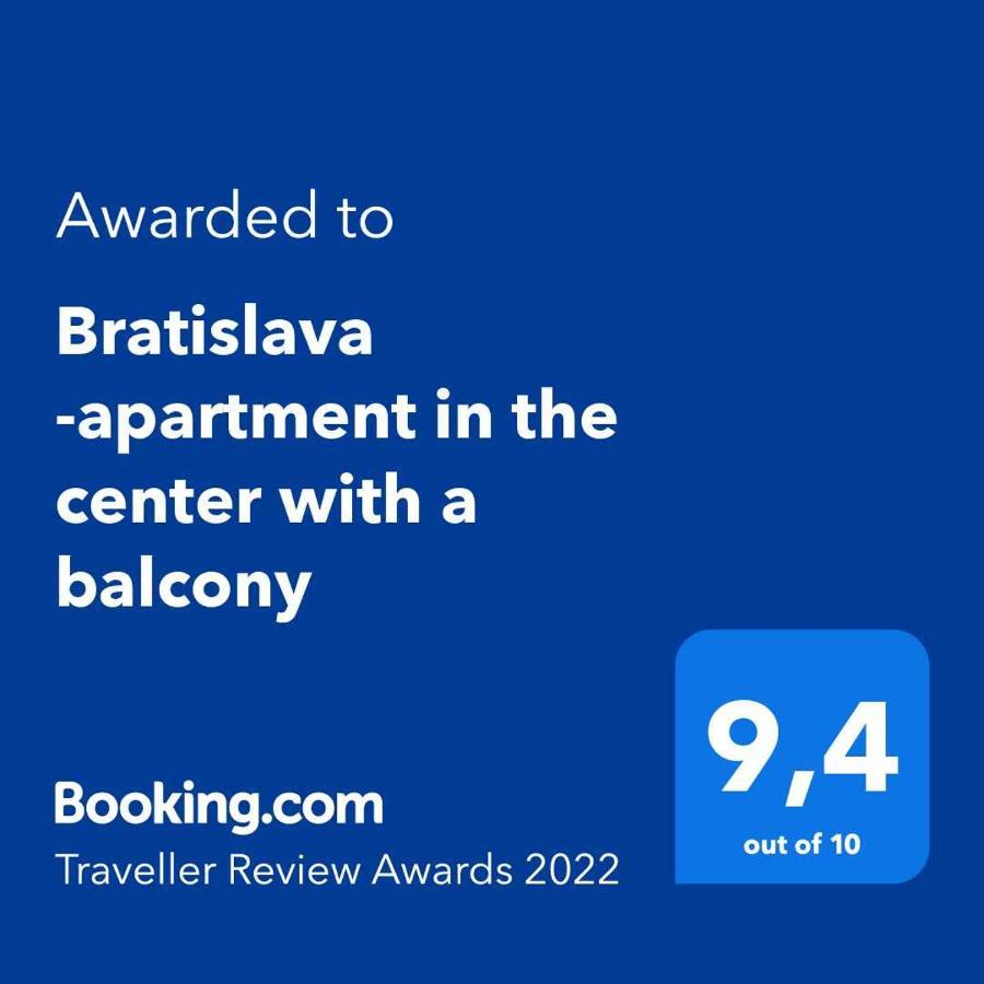 Apartament -apartment Near The Center With A Balcony Bratysława